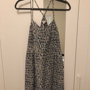 Madewell Fit and Flare patterned dress